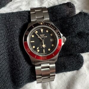 Glycine Combat Sub GL0302 Black/Red “Coke”